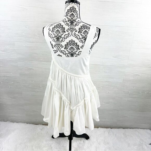 AJE Casabianca Braided Asymmetrical Cotton Minidress - Picture 9 of 14